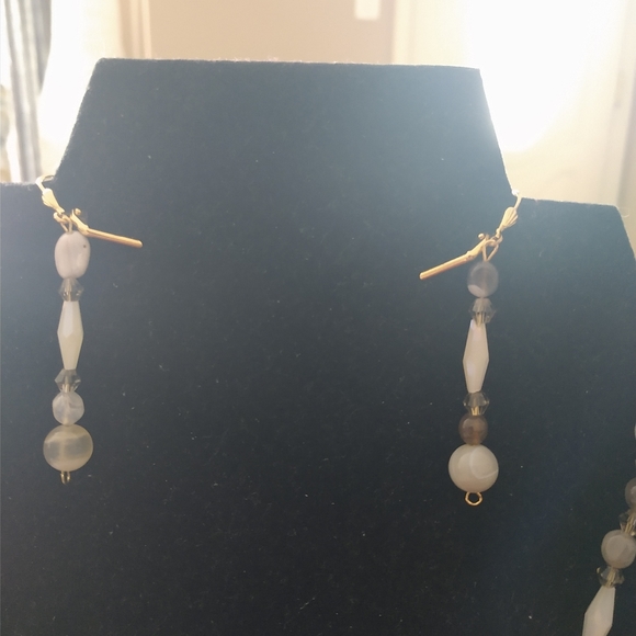 😀 NECKLACE EARRINGS SET HANDMADE NEW 30" BEAUTIFUL - Picture 4 of 9